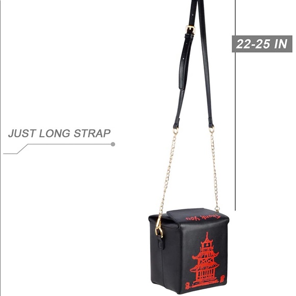 🥡 Black Chinese Takeout Purse 🥡 - Picture 6 of 6